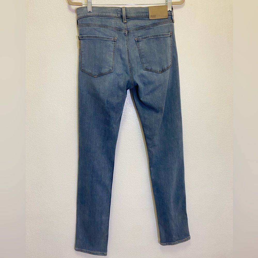 PAIGE Jeans - Medium Wash Mid Rise Slim Fit Lennox Jeans - Women's size 29 - Picture 2 of 7